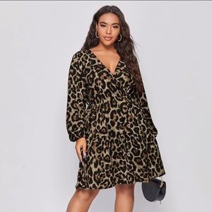 Brand new cheetah print dress with tags